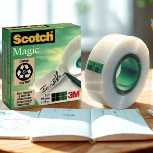 Tape, fasteners and glue