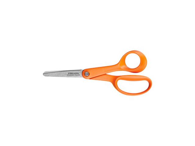 Saks FISKARS barn 13cm oransje