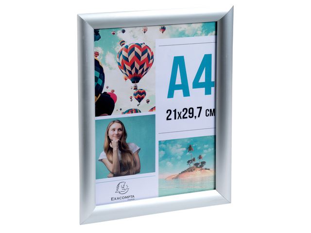 Poster frame EXACOMPTA A4 aluminium