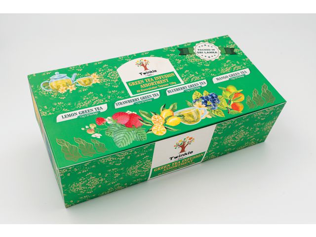 Tea TWINKLE green assorted (80)