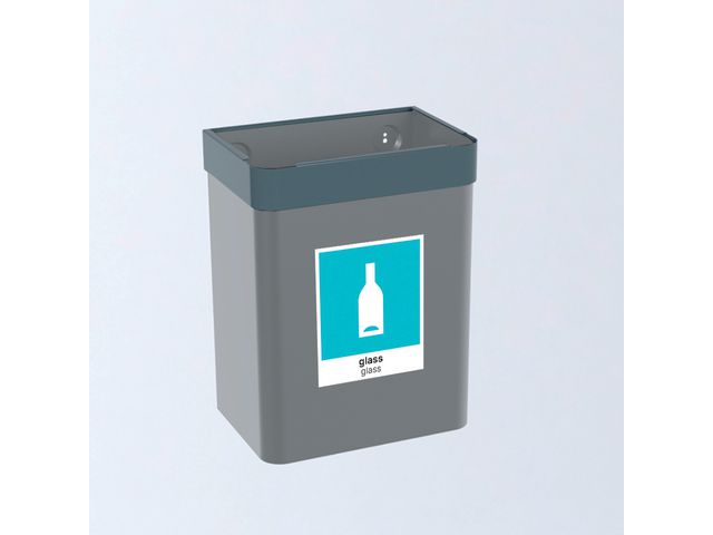 Waste container Urbanus 25L Glass