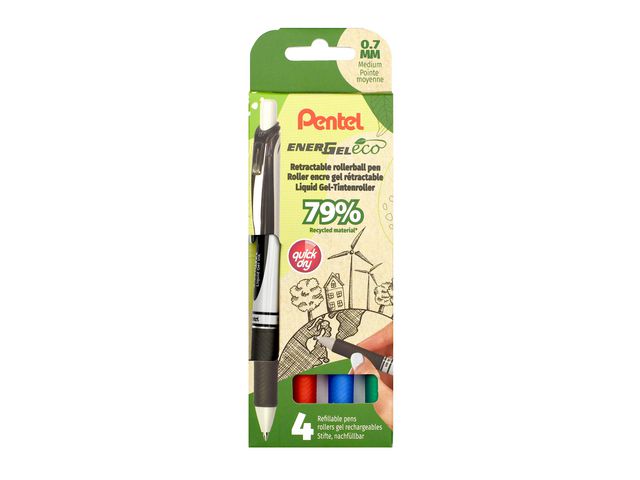 Geleroller PENTEL EnerGel recycology (4)