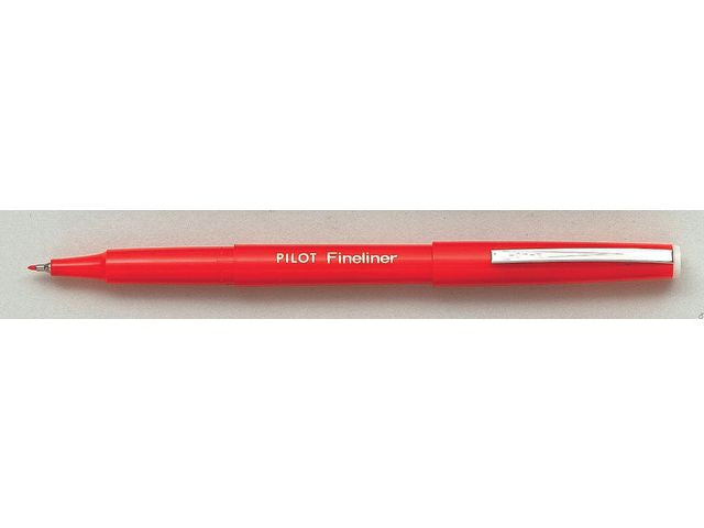 Fiberpenn PILOT Fineliner rød