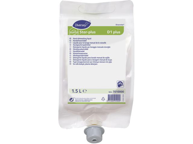 Oppvaskmiddel SUMA Star Plus D1 1,5L