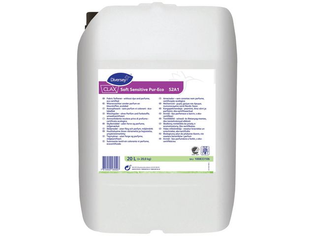 Tøymykner CLAX Soft Sensitive Pur-Eco20L