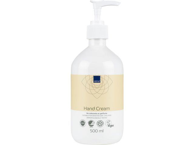 Hand cream ABENA w/colour/parf w/pump 0.5L