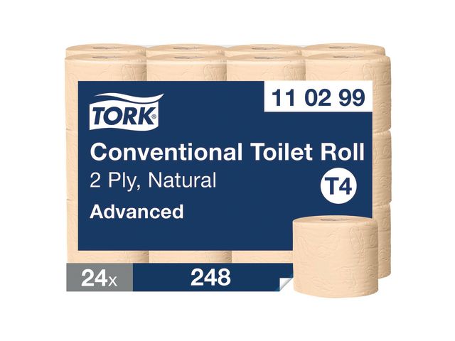 Toalettpapir TORK Adv. natur 2L T4 (24)