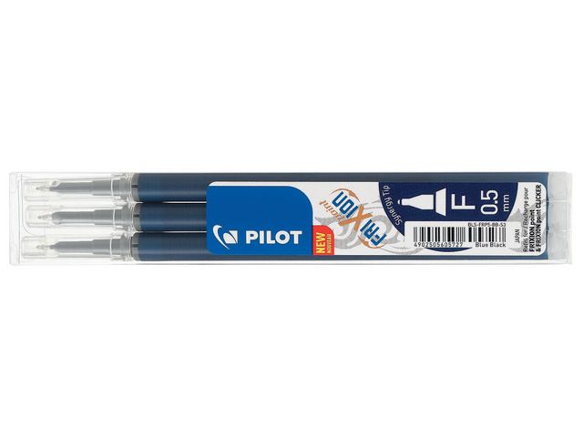 Refill PILOT Frixion Point 05 blåsort(3)