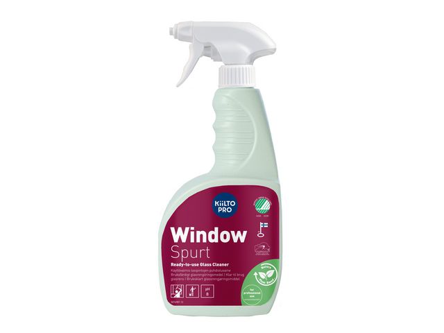 Glassrengjøring KIILTO Pro spray 0,75L