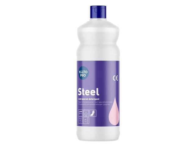 Dekontaminatormiddel KIILTO Steel 1 L