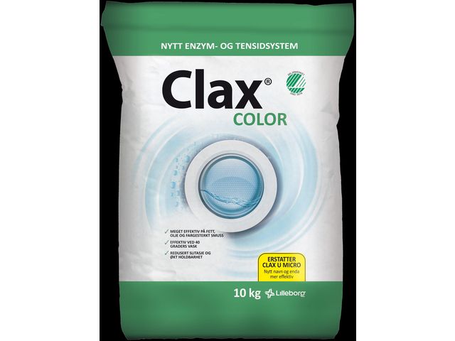 Tøyvask CLAX Color 10kg.