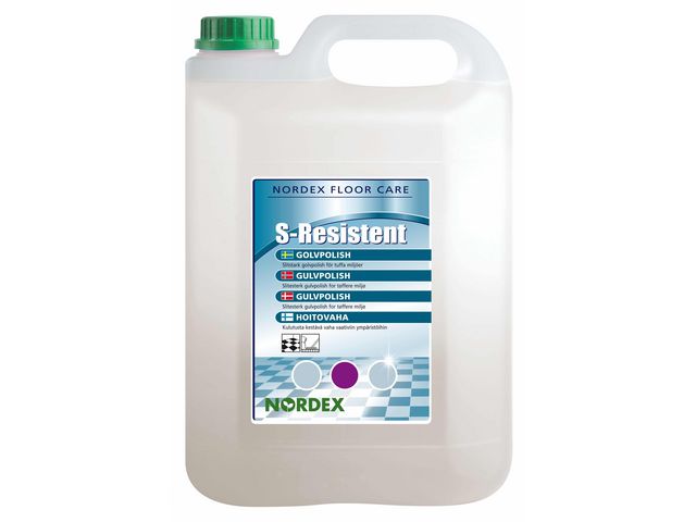 Floor polish NORDEX S-Resistant 5L