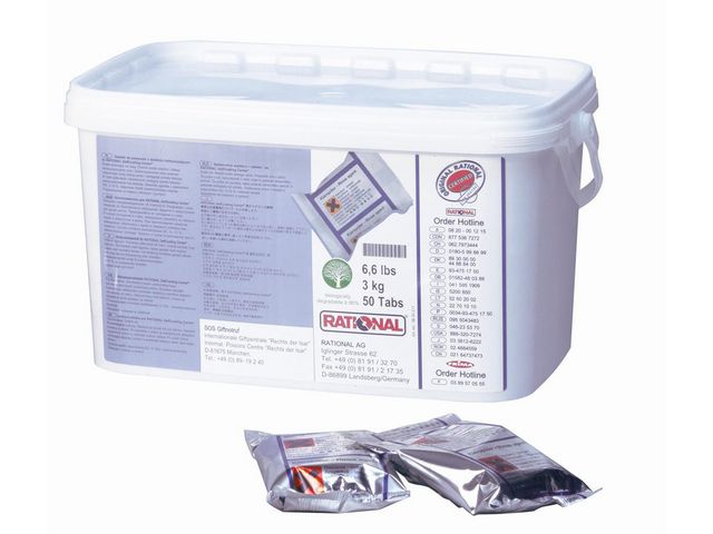 Rinse aid ECOLAB Rational tabs 3kg