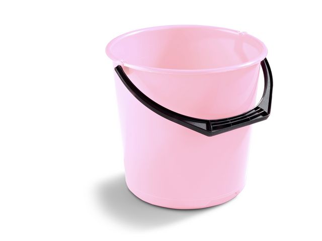 Bøtte plast 10L rosa