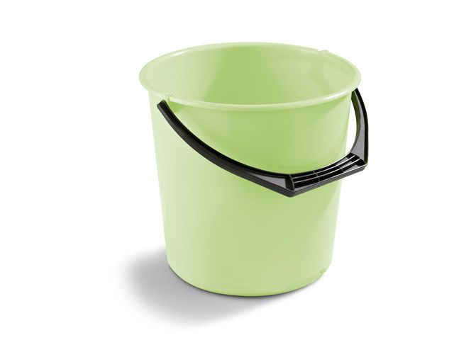 Plastic bucket 10L lime green