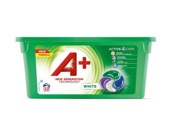 Laundry A+ White Active 4 tab. (22)