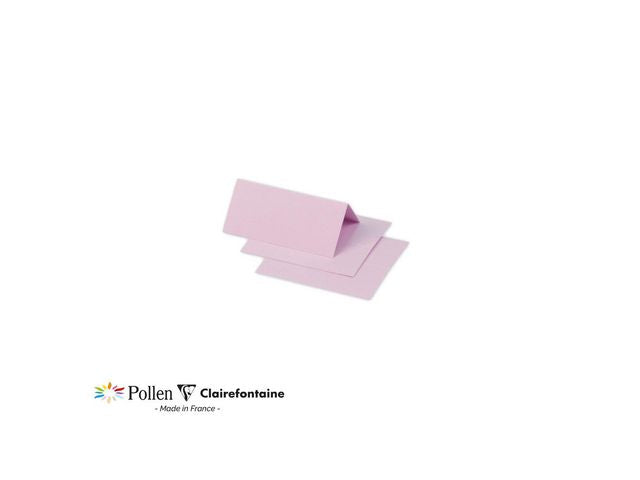 Place cards POLLEN 85x80mm light pink (25)