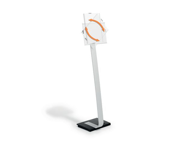 Floor stand DURABLE A4 aluminium