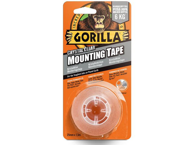 Tape GORILLA monteringstape 1,5m