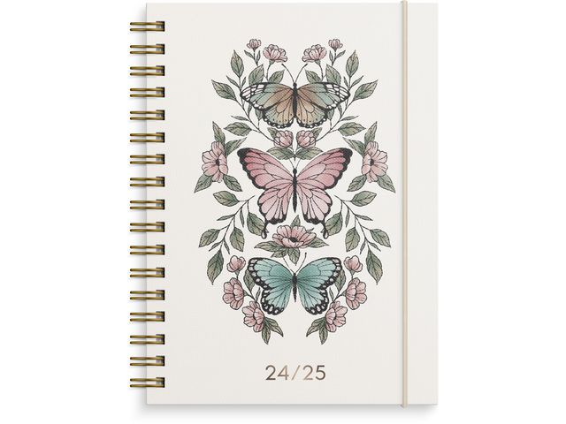 Calendar GRIEG A6 24/25 butterfly