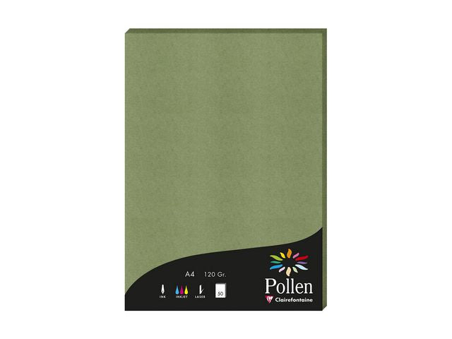 Sheet POLLEN A4 120g saw/green (50)