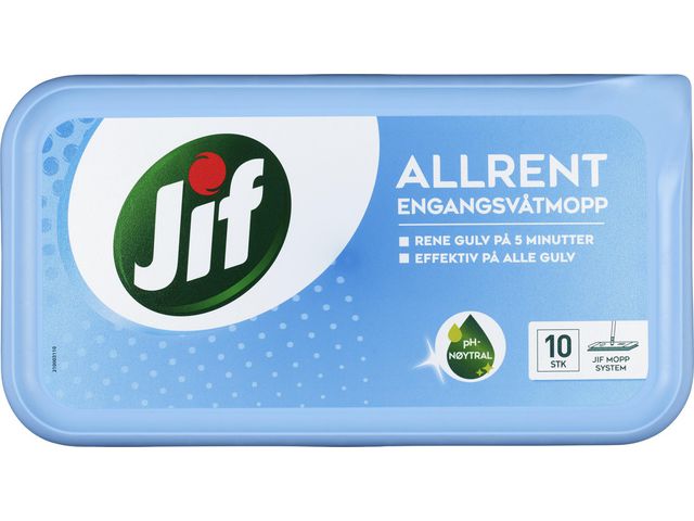 Engangsvåtmopp JIF Allrent (10)