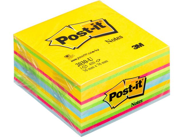 Note cube POST-IT 76x76 ultra colours