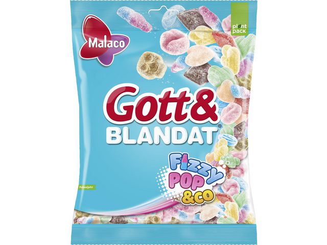 Good and mixed MALACO Fizzy pop 550g