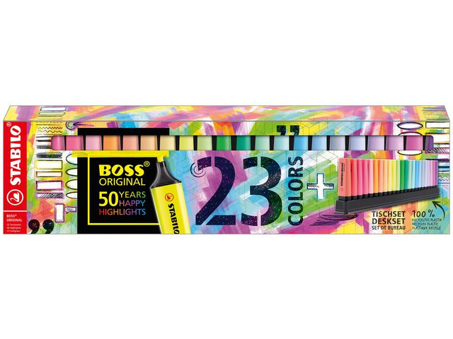 Text markers STABILO Boss 50 years (23)