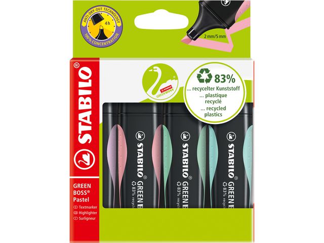 Text markers STABILO Green Boss past(4)