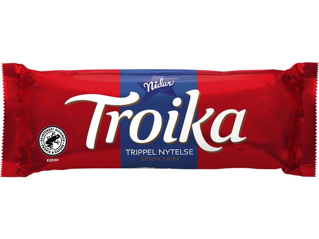 Sjokolade NIDAR Troika 66g