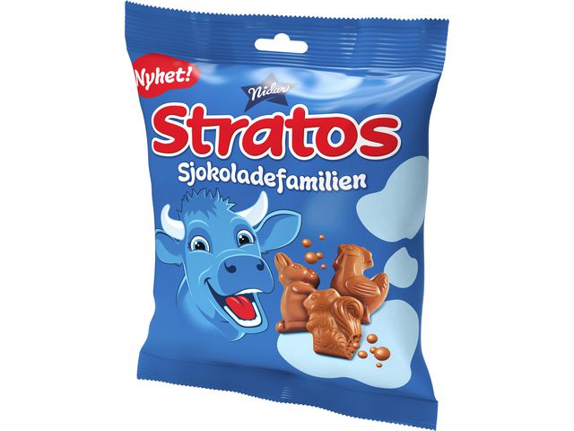 Sjokolade STRATOS Sjokoladefamilien 140g