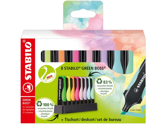 Text markers STABILO Green Boss (8)