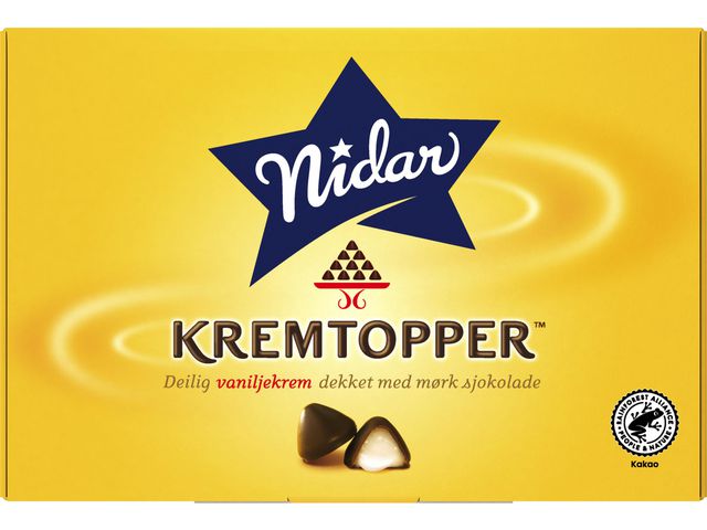 Sjokolade NIDAR Kremtopper 140g