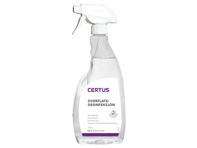 Overflatedesinfeksjon CERTUS spray0,72L