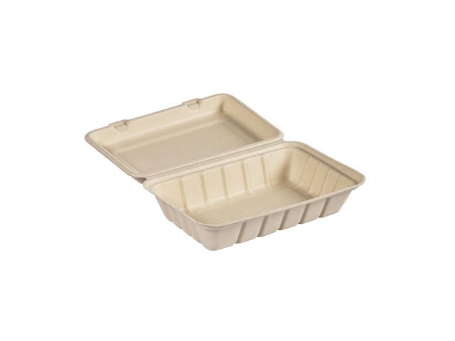 Varmmatboks DUNI 850ml bagasse brun (50)