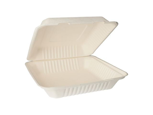 Varmmatboks PURE bagasse 1200ml (25)