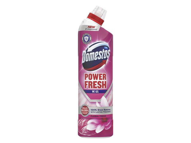 Toalettrens DOMESTOS WC gel floral 0,75L