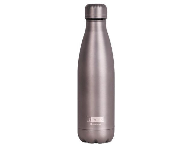 Thermal bottle IDRINK 500ml metallic grey