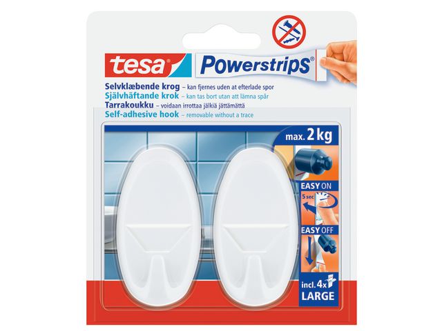 Hook TESA powerstrip oval 2kg (2)