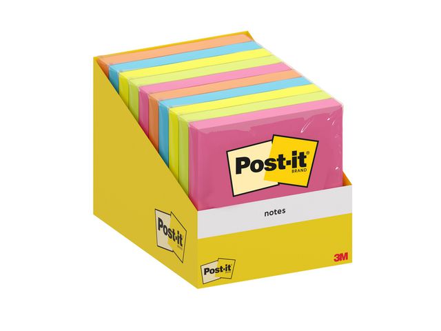 Notatblokk POST-IT 76x76 ass