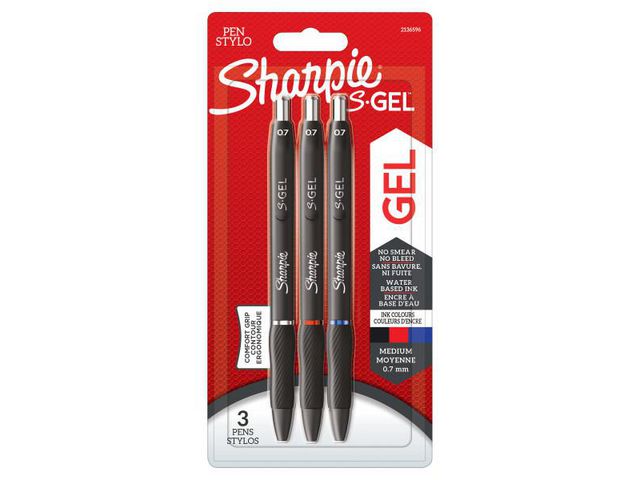 Geleroller SHARPIE 0,7mm ass farger (3)