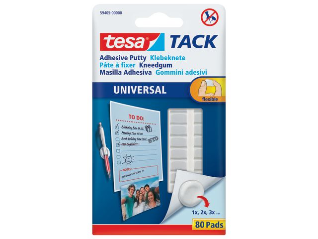 Tape TESA double-sided 80 pcs white