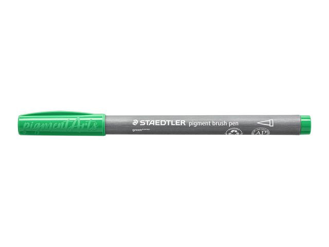 Fiber pen STAEDTLER brush green