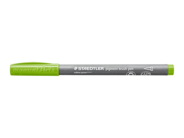 Fiber pen STAEDTLER brush leaf green