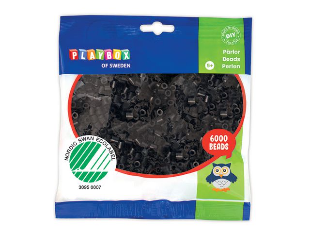 Beads PLAYBOX black (6,000)