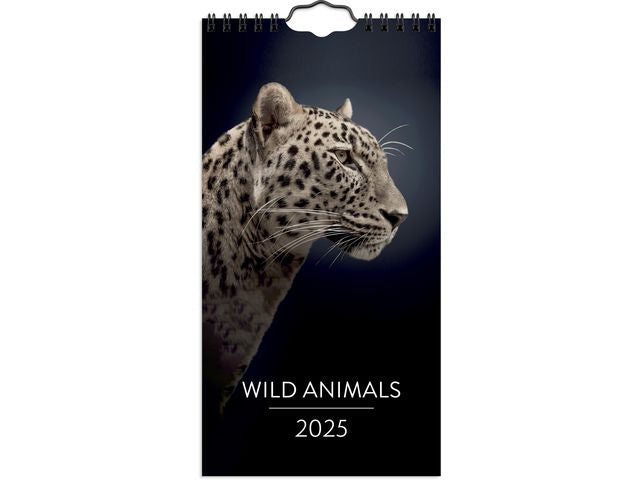 Veggkalender 2025 Wild Animals Mini