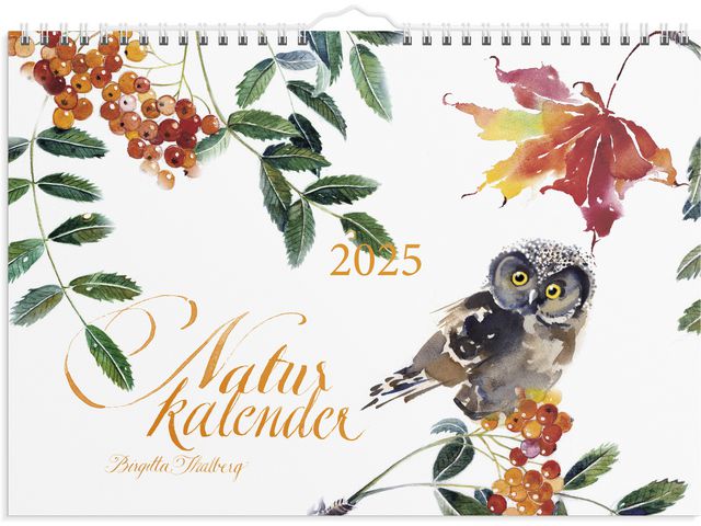 Veggkalender GRIEG 2025 Natur