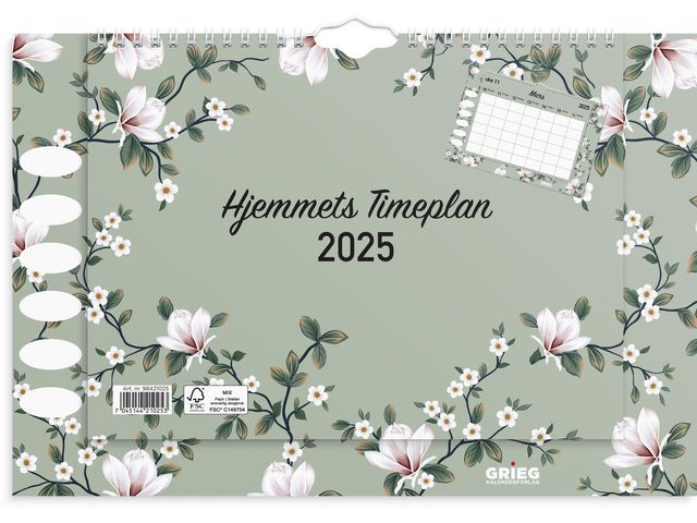 Hjemmets timeplan GRIEG 2025