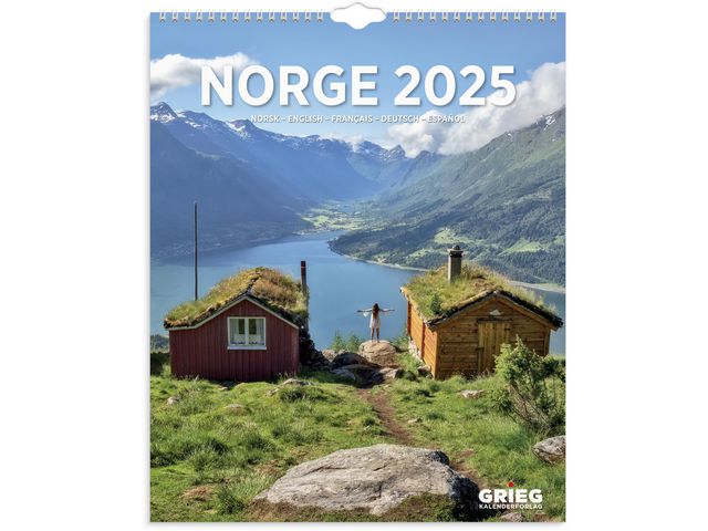 Billedkalender GRIEG 2025 Norge